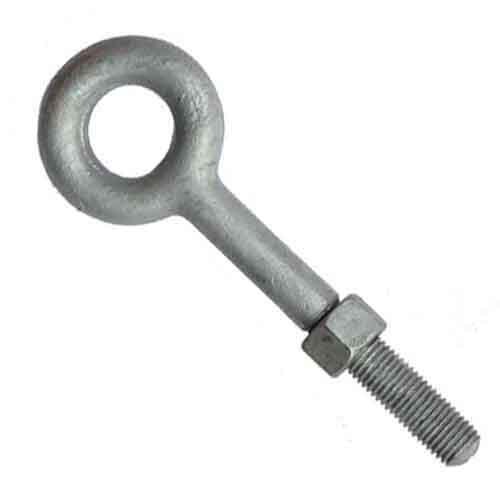 FEB386G 3/8"-16 X 6" Regular Nut Eye Bolt, Forged, HDG